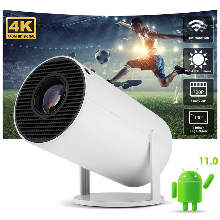 Round Projector - Spotlight HD 720P