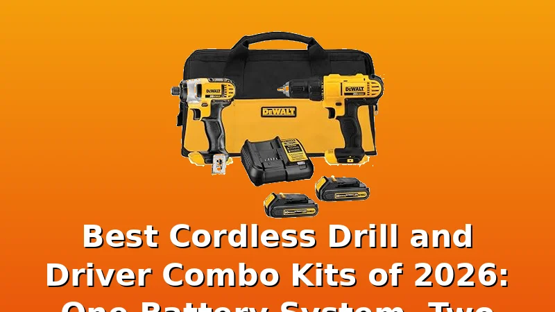 Best Cordless Drill and Driver Combo Kits of 2026: One Battery System, Two Workhorses - TorqueVibe review with measurements and honest opinion