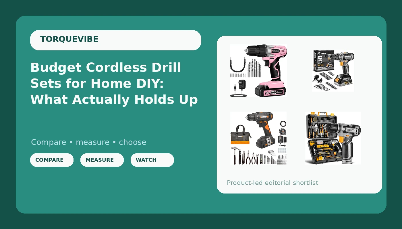 Budget Cordless Drill Sets for Home DIY: What Actually Holds Up
