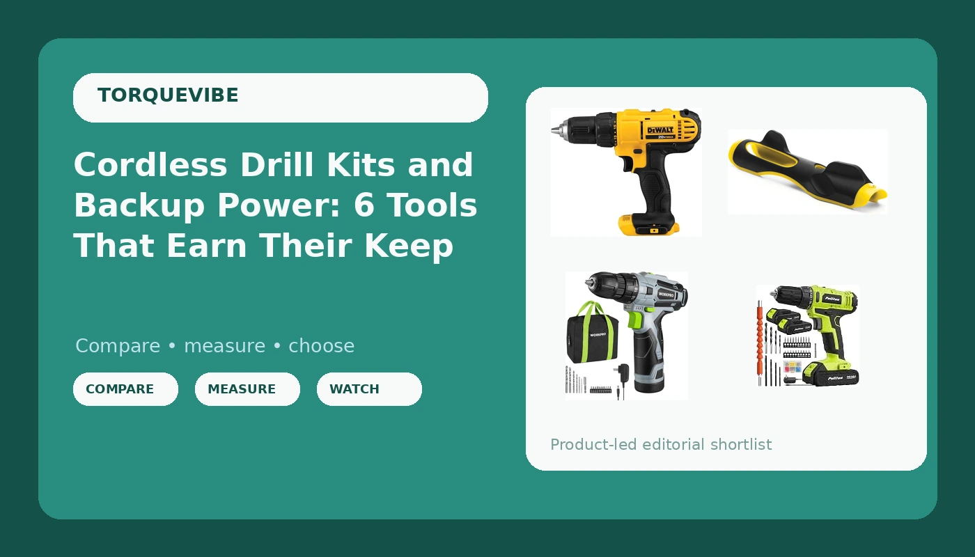 Cordless Drill Kits and Backup Power: 6 Tools That Earn Their Keep