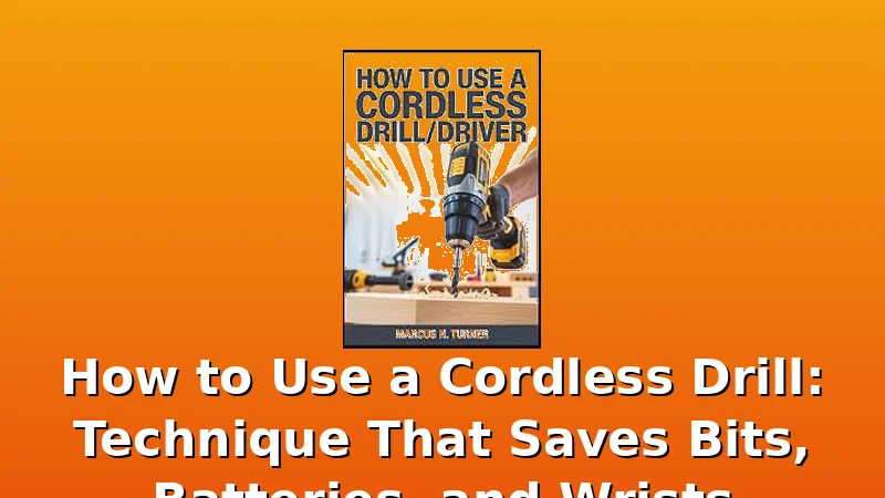 How to Use a Cordless Drill: Technique That Saves Bits, Batteries, and Wrists - TorqueVibe review with measurements and honest opinion