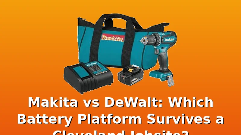 Makita vs DeWalt: Which Battery Platform Survives a Cleveland Jobsite? - TorqueVibe review with measurements and honest opinion