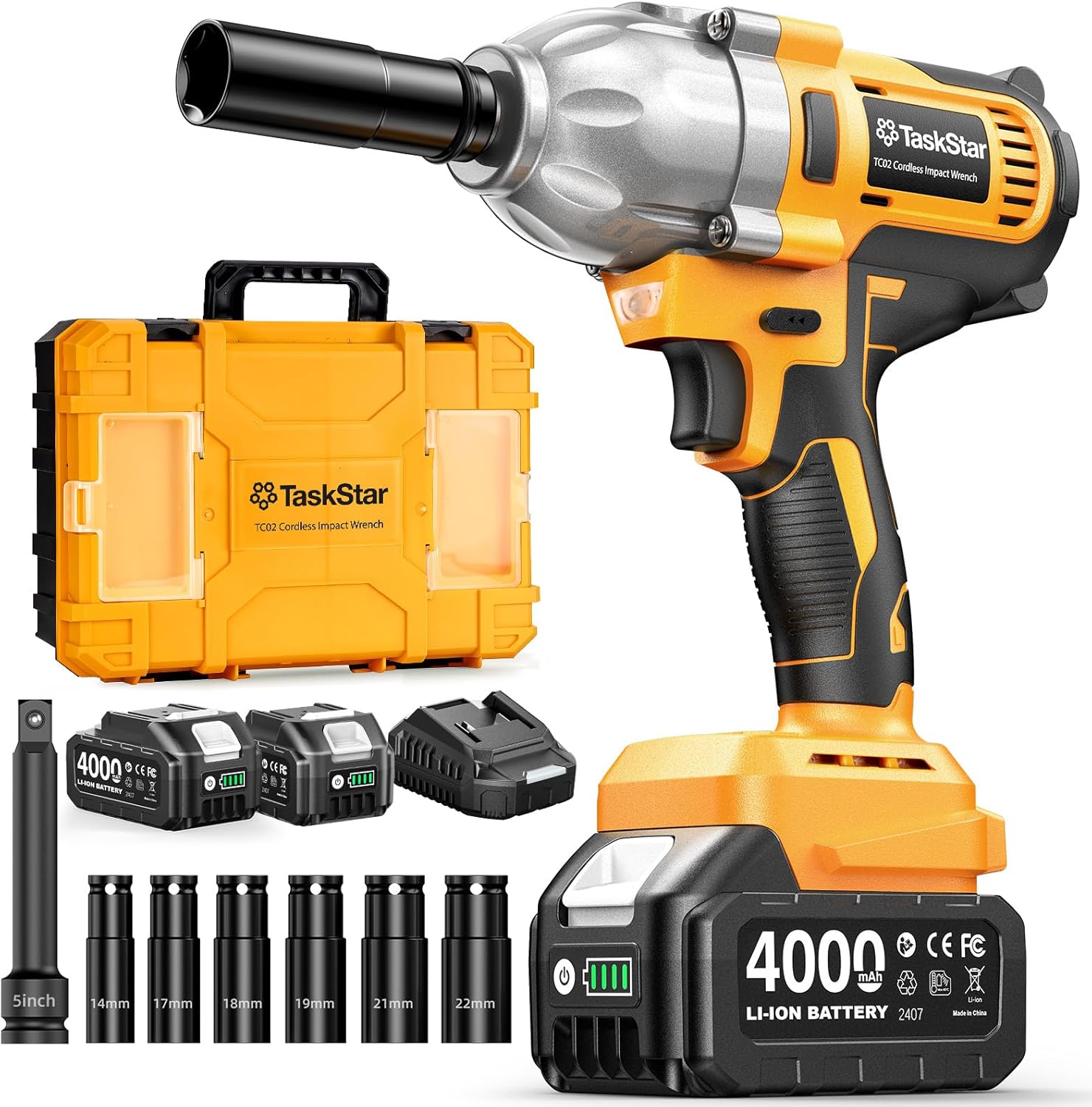 1/2 Cordless Impact Wrench, 1400N·m Brushless (B0CZRQ86ML)
