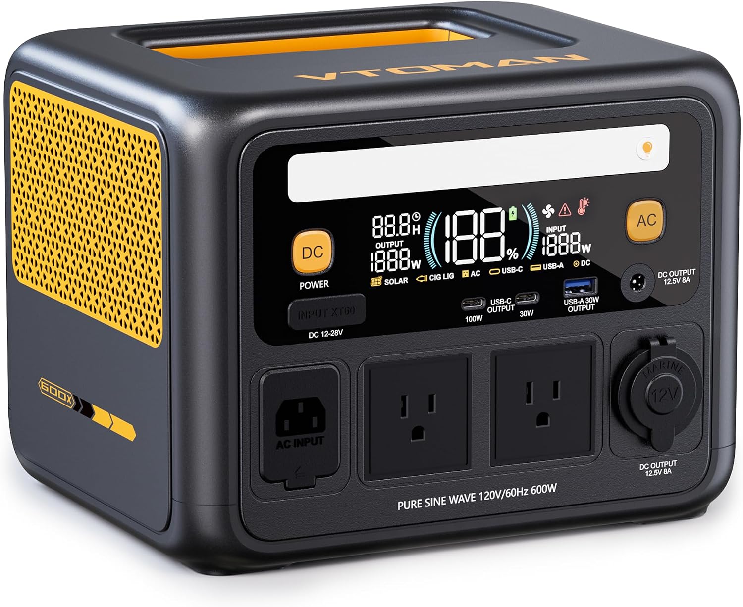 VTOMAN Jump 600X Portable Power Station